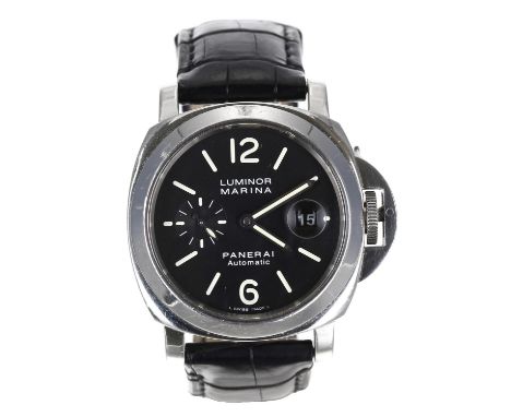 Panerai Luminor Marina automatic stainless steel gentleman's wristwatch, reference no. OP 6630, serial no. PB 539xxx, edition