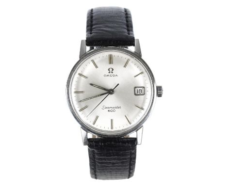 Omega Seamaster 600 stainless steel gentleman's wristwatch, reference no. 136.011, serial no. 22377xxx, circa 1965, circular 