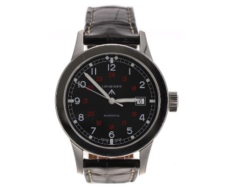 Longines Heritage Military COSD automatic stainless steel gentleman's wristwatch, reference no. L2.832.4, serial no. 4433xxxx