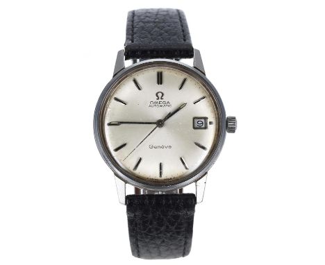 Omega Seamaster Genéve automatic stainless steel gentleman's wristwatch, reference no. 166.002, serial no. 25364xxx, circa 19