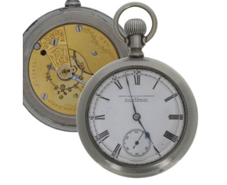 Elgin National Watch Co. lever pocket watch, circa 1905, serial no. 12122431, signed 7 jewel movement with safety pinion, com