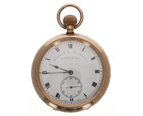 George V 9ct lever pocket watch, Chester 1920, the 17 jewel adjusted to 3 positions movement signed Thos Russell & Son, Liver