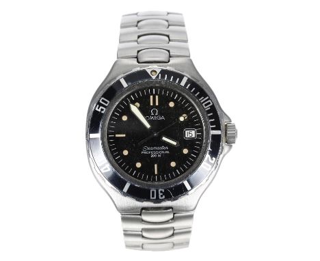 Omega Seamaster Professional 200M 'Pre-Bond' stainless steel gentleman's wristwatch, reference no. 396.1052, rotating bezel, 