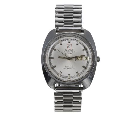 Omega Genéve Chronometer Electronic f300Hz stainless steel gentleman's wristwatch, reference no. 198.031, serial no. 36892xxx