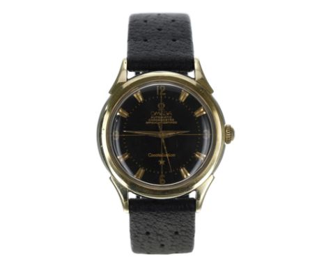 Omega Constellation Chronometer automatic gold capped and stainless steel gentleman's wristwatch, reference no. 2887-1 SC, se