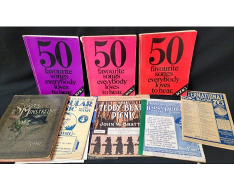 SELECTION OF VINTAGE SONG AND MUSIC BOOKS AND PUBLICATIONSincluding 'Scots Minstelsie - A National Movement of Scottish Song'