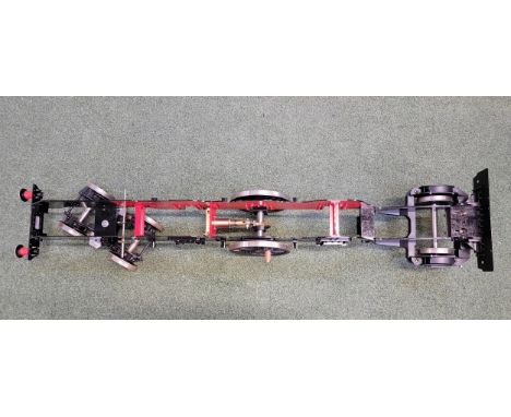 FIVE INCH GAUGE RED AND BLACK ENGINE CHASSI121cm long