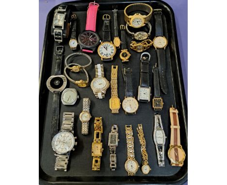 SELECTION OF LADIES AND GENTLEMEN'S WRISTWATCHESincluding Citron, Slazenger, Sekonda, Accurist, Rotary, Timex, Montine and Be