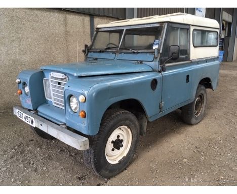 WITHOUT RESERVEChassis number LBAAH1AA110255 - first registered on August 1st 1980 currently not driving due to what the vend