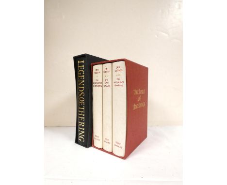 FOLIO SOCIETY.&nbsp;&nbsp;Tolkien. The Lord of the Rings. 3 vols. in slip case; also 1 other vol. in slip case.