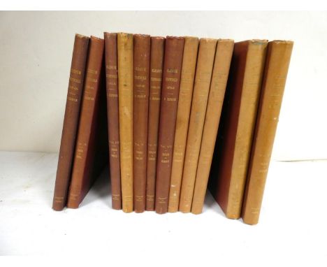 RENWICK R.&nbsp;&nbsp;Abstracts of Protocols of the Town Clerks of Glasgow. Vols. 1 to 11 plus a duplicate vol. 11. Quarto. Q