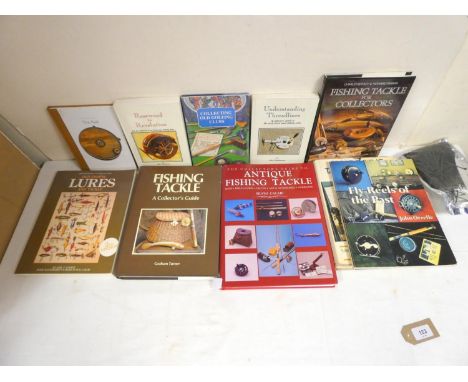 Fishing Tackle Collecting.&nbsp;&nbsp;11 various reference works &amp; collecting guides incl. quartos in d.w's &amp; Jess Mi