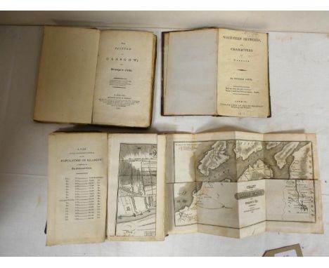 CHAPMAN R. (Pubs).&nbsp;&nbsp;The Picture of Glasgow or Stranger's Guide. Worn brds. Glasgow, 1806; also The Topographical Pi