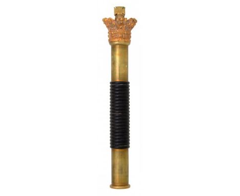 A VICTORIAN BRASS STANDARD PATTERN INSPECTOR'S TIPSTAFF BY PARKER, FIELD & SONS  18cm, stamped PARKER, FIELD & SONS LONDON, b