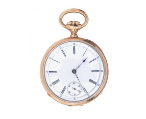 A PATEK PHILIPPE & CO 18CT GOLD KEYLESS LEVER WATCH  the dust cap engraved No 62050 Made to Special Order by Patek Philippe &