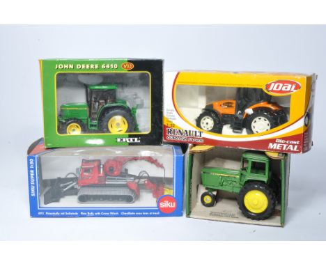 A group of six diecast farm model issues including Britains, Joal, Siku, Ertl, as shown. Excellent in boxes, albeit some boxe