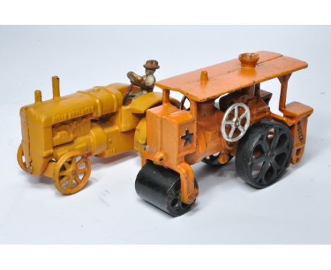 A couple of vintage Cast Iron farm related issues including steam roller and Allis Chalmers Tractor. 