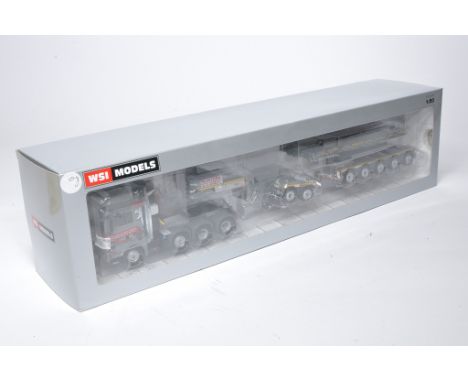 WSI 1/50 diecast model truck issue comprising Limited Edition 136/175 Man TGX XXL Euro 6 (8x4) tractor unit with 2-bed-5 axle