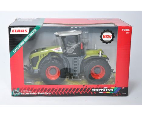 Britains 1/32 diecast farm model issue comprising Claas Xerion 5000 Tractor. Unopened hence excellent with no obvious sign of