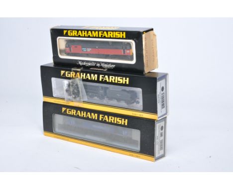 N Gauge Model Railway comprising No. 372-078 Class B1 61321 Weathered and 371-394 Class 66 Freightliner Bardon Agg Locomotive