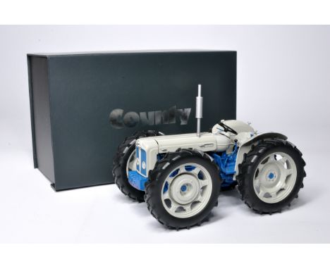Universal Hobbies 1/16 diecast farm model issue comprising County Super Four Tractor (Last of the line). Looks to be without 