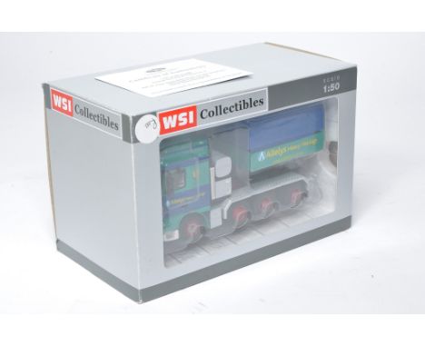WSI 1/50 diecast model truck issue comprising Limited Edition 35/155 DAF XF Super Space (8x4) tractor unit with ballast box i