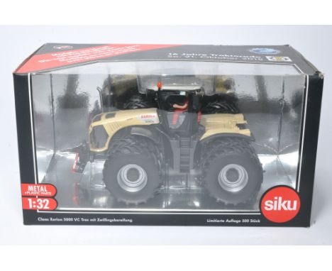 Siku 1/32 diecast farm model issue comprising Claas Xerion 5000 Tractor. Limited Edition for Traktorado 2018. Unopened hence 