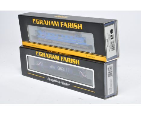 N Gauge Model Railway comprising No. 372-920 Deltic Prototype Locomotive and No. 371-392 Class 66 GBRF Sunderland Locomotive 
