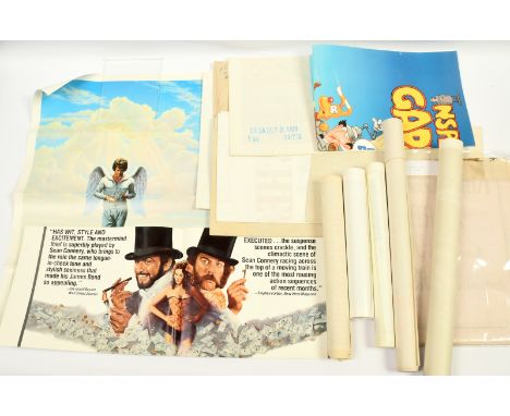 Quantity of mostly vintage movie posters, to include Gone with the Wind (Japanese re-release), Riding High, Zorro Swings Agai