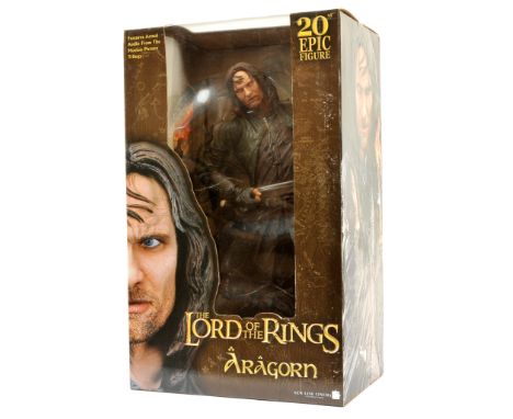 Neca Reel Toys The Lord of the Rings Aragorn 20" Epic figure, within Good Plus sealed packaging. See photo.&nbsp;