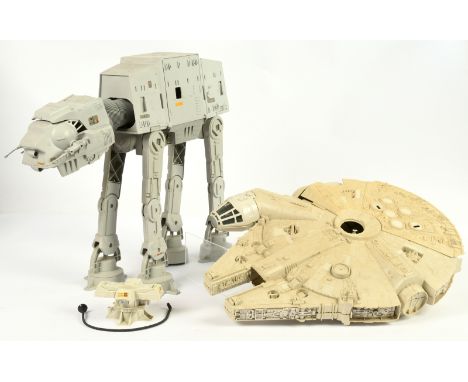 Kenner Star Wars vintage loose space craft &amp; mini-rig, to include Millennium Falcon, AT-AT &amp; Vehicle Maintenance Ener