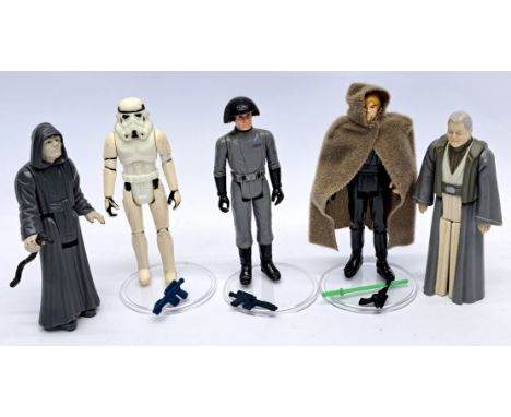 Kenner Star Wars vintage loose incomplete action figures inc. Luke Skywalker Jedi Knight, Death Squad Commander. Fair to fair