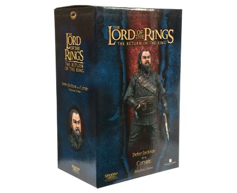 Sideshow Weta The Lord of the Rings The Return of the King Peter Jackson as a Corsair polystone statue, Sealed inside Excelle