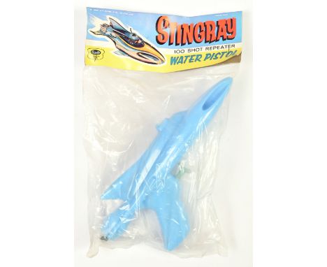 Fairylite vintage Gerry Anderson Stingray 100 Shot Repeater Water Pistol, Excellent to Near Mint, within Good packaging. See 