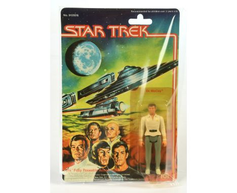 Mego Corp Star Trek Dr. McCoy 3 3/4" vintage figure, within Good Plus to Excellent packaging. See photo.&nbsp;