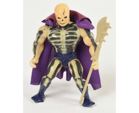 Mattel Masters of the Universe vintage Scare-Glow figure, Incomplete, Good. Also includes Scythe of Doom (not glowing - possi