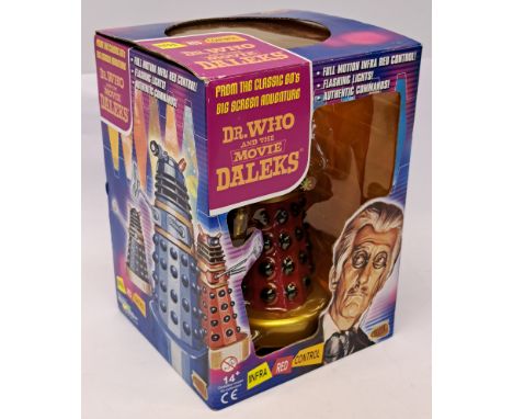 Product Enterprise Doctor Who And The Daleks 1965 Movie 8” Red Dalek Infrared Remote Control. Excellent to excellent plus Ite