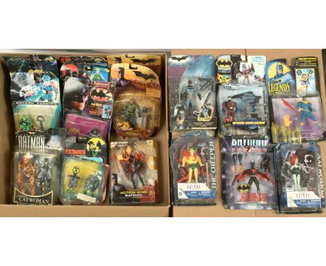 Quantity of Kenner, Hasbro &amp; Mattel Batman related figures, to include Batman Forever, Legends of Batman, Batman of the F