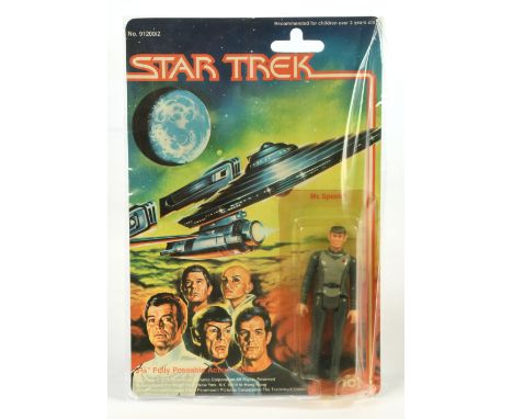 Mego Corp Star Trek Mr. Spock 3 3/4" vintage figure, within Good Plus to Excellent packaging. See photo.&nbsp;