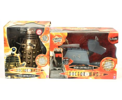 Character Doctor Who Radio Controlled Dalek &amp; K-9, Good to Good Plus, unchecked for completeness and untested, within Goo