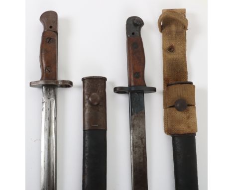 British 1907 Pattern Bayonet by Wilkinson Sword Company (WSC), good example of the standard pattern British 1907 bayonet with