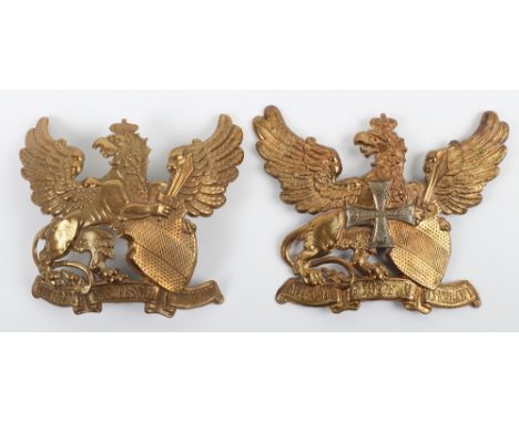 Imperial German Baden Other Ranks Pickelhaube Helmet Plates, being a brass other ranks Baden Infantry / Artillery helmet plat