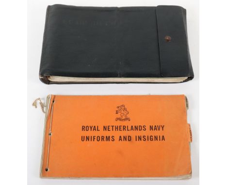 American WW2 Secret Handbook on Uniforms and Insignia, interesting printed publication with coloured plate images of the vari