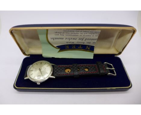 A 1968 Rotary Commodore automatic wristwatch with box and papers