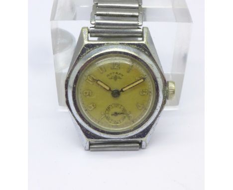 A 1930's Rotary wristwatch, 27mm case