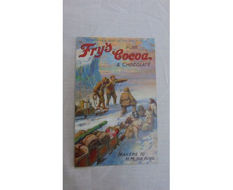A collection of 20 advertising cards including Frys Pure Chocolate, Royal Enfield Motorcycles, The Hornsby Oil Engine, Gullic