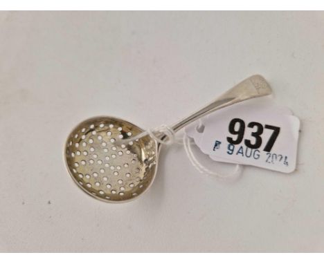 A small sifter spoon/ caddy spoon, London 1795 by Smith and Fearn
