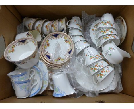 Three tea sets including Melba bone china, etc.  **PLEASE NOTE THIS LOT IS NOT ELIGIBLE FOR POSTING AND PACKING** 