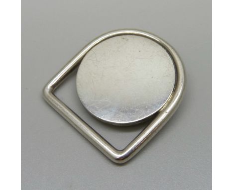 A silver Georg Jensen buckle, A108A, 43mm x 45mm 