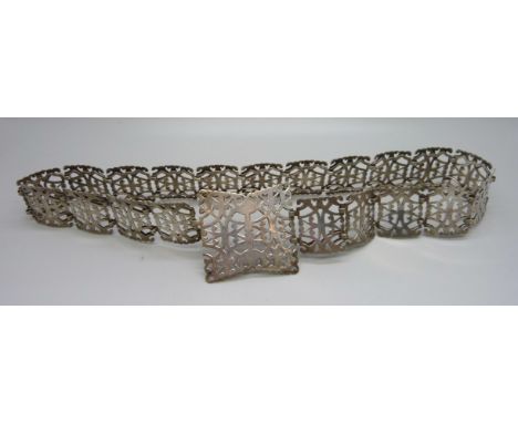 A nurse's silver plated belt 